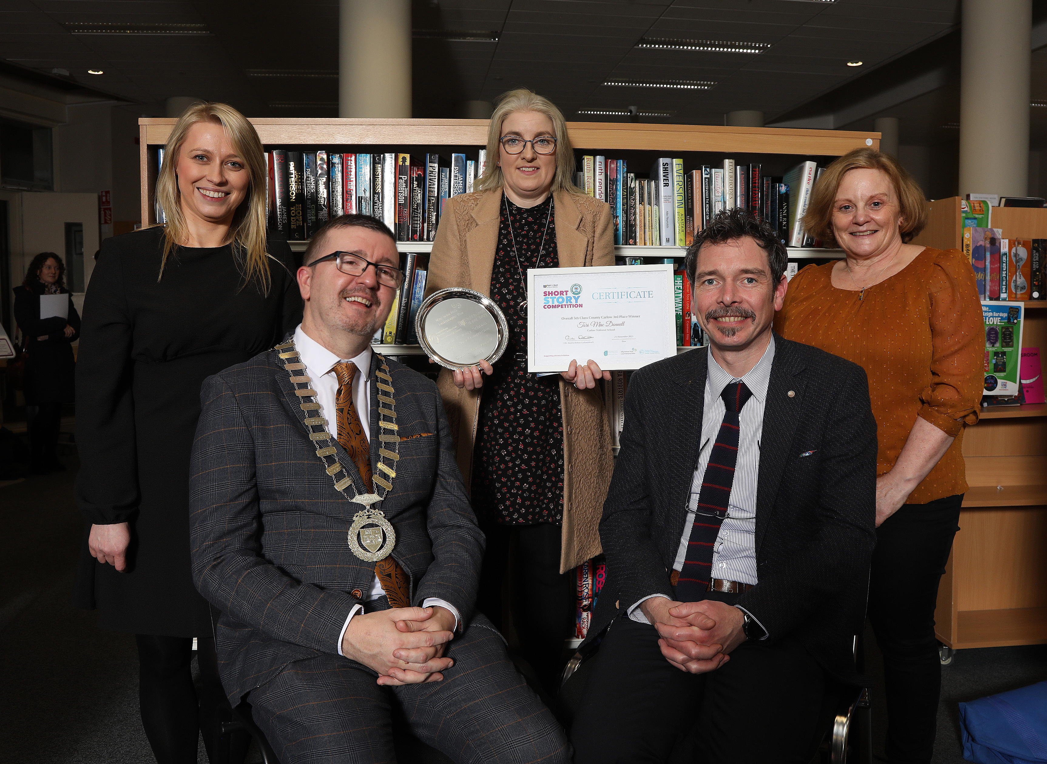 Celebrating the young literary stars of Carlow at the Awards Night for the Short Story Competition