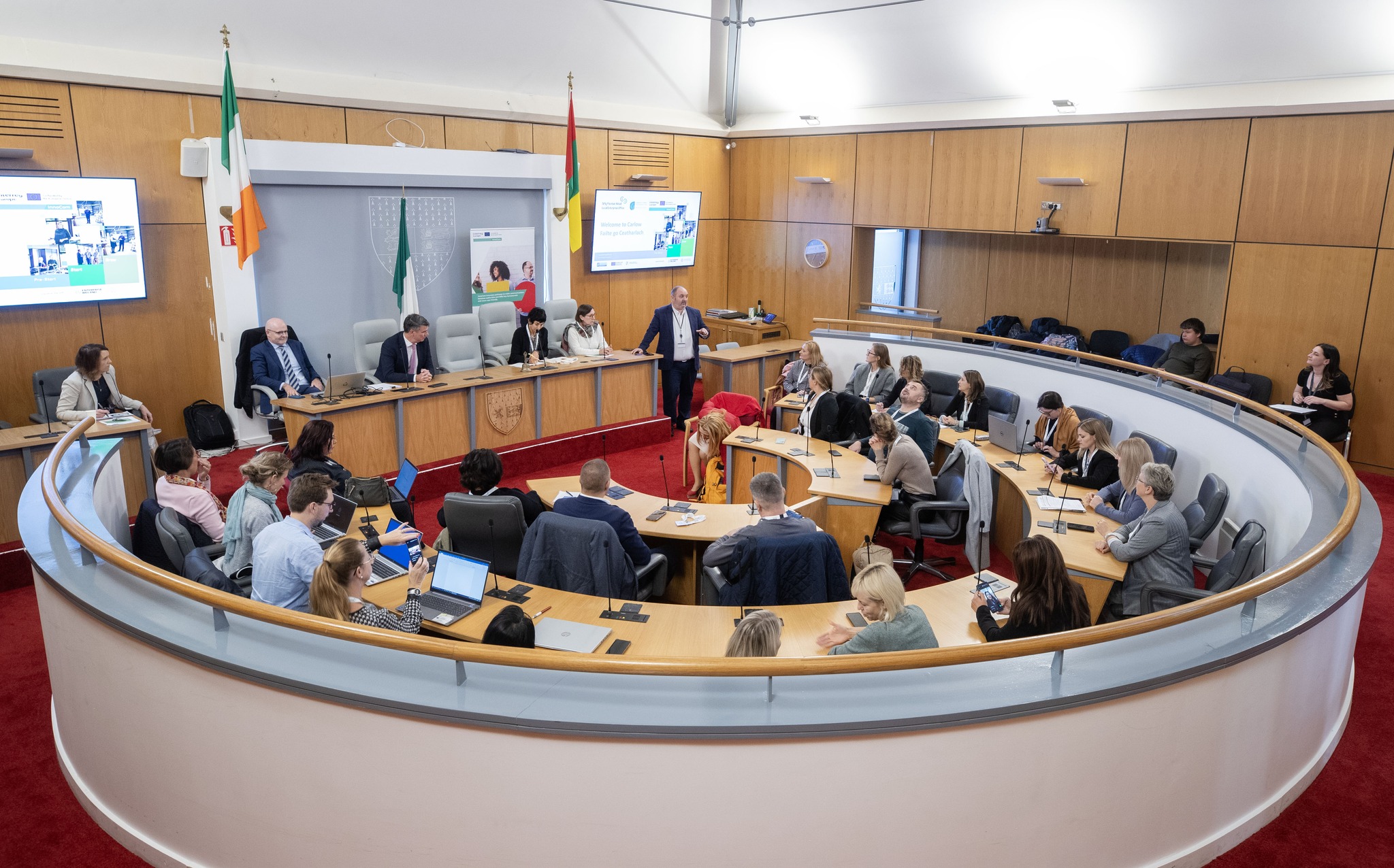 Carlow Hosts 27 International Business Support Experts as part of InnoCom Project. Carlow Hosts 27 International Business Support Experts as part of InnoCom Project.