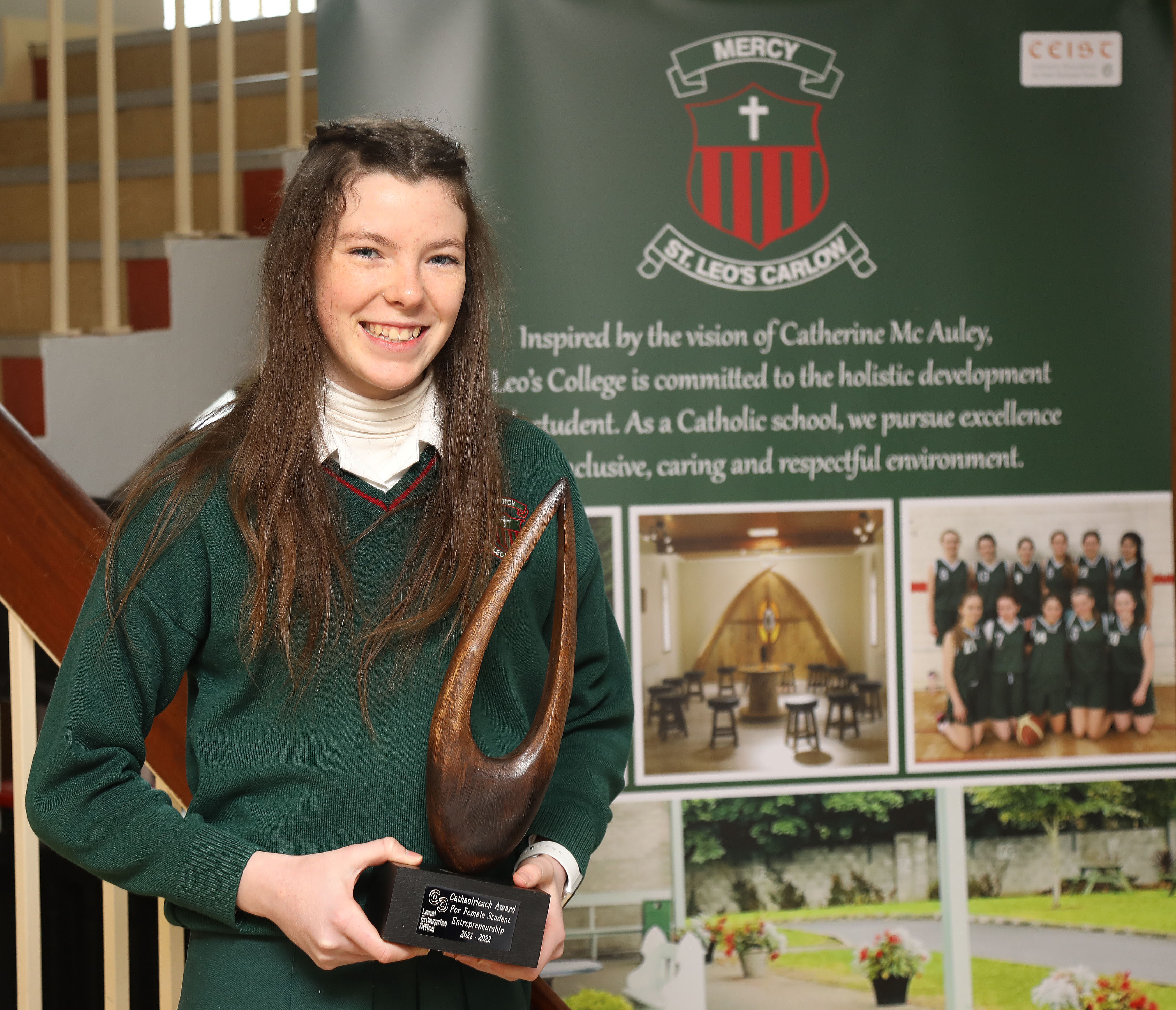 Cathaoirleach acknowledges Female Student Innovators as part of Student Enterprise Programme Cathaoirleach acknowledges Female Student Innovators as part of Student Enterprise Programme