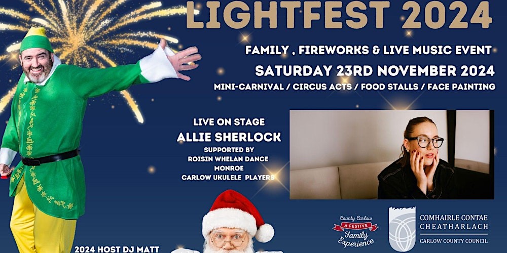 Carlow Gears Up for Lightfest 2024 – A Festive Celebration for All Ages! Carlow Gears Up for Lightfest 2024 – A Festive Celebration for All Ages!